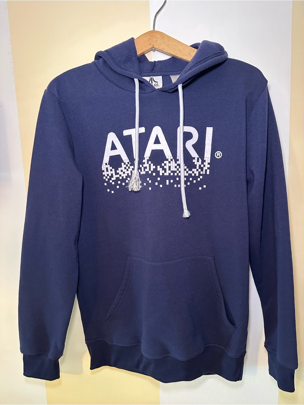Atari Men's Navy Pullover Hoodie